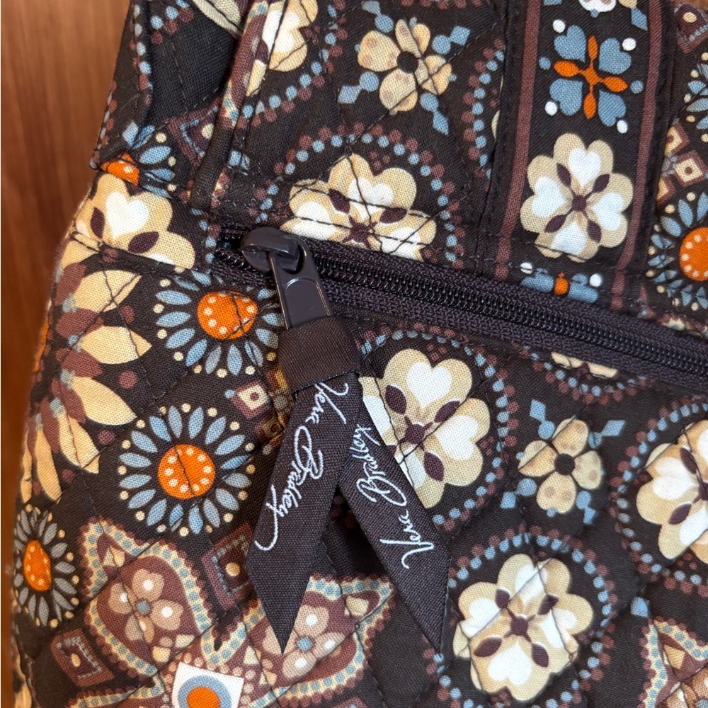 EUC Vera Bradley Canyon Print Purse | Brown Adjustable Crossbody Shoulder Bag - Picture 14 of 16